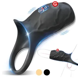 ExtendMyDick Manchon vibrant Extivibe 9 x 4.5 cm Noir